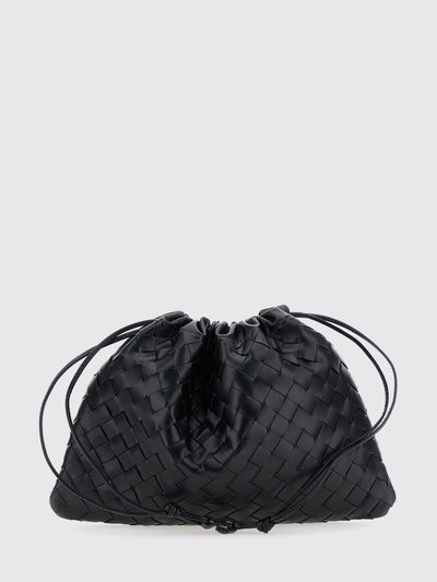 dustbag intrecciato calfskin bucket bag with drawstring