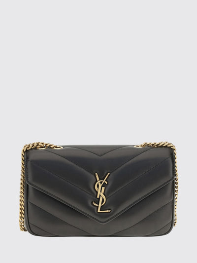 loulou matelassé leather shoulder bag with chevron quilting