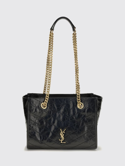niki bag in quilted calfskin with chevron pattern
