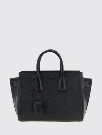 sac de jour grained sheepskin leather handbag with padlock