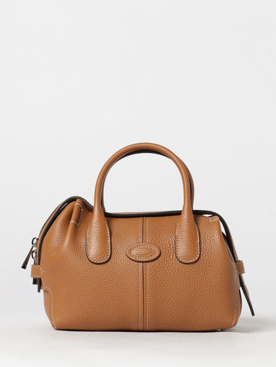 small grained calfskin boston bag with charm