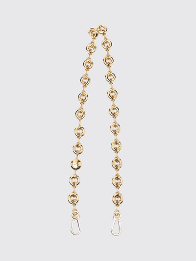 chain shoulder strap in chromed metal with snap hooks