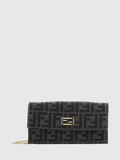 tube ff monogram fabric mini cross-body bag