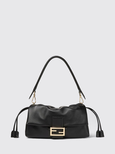 medium baguette lambskin nappa shoulder bag with drawstring