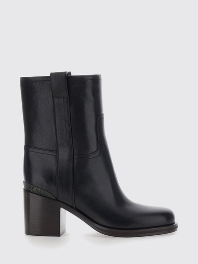 woman's flat ankle boot