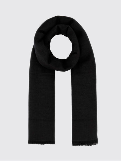 ff monogram jacquard wool, silk and cashmere blend scarf