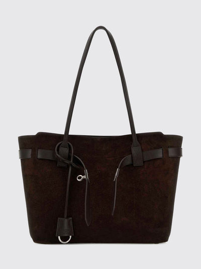 bel air medium calfskin leather tote bag with double handle