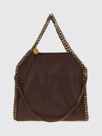 falabella mini bag in eco alter mat with chain trim
