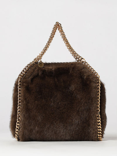 small falabella faux fur tote bag