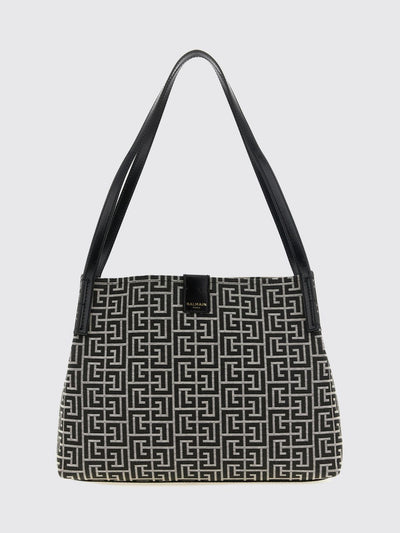 release small pb monogram jacquard shoulder bag