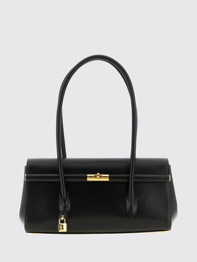 marlene grained calfskin leather shoulder bag