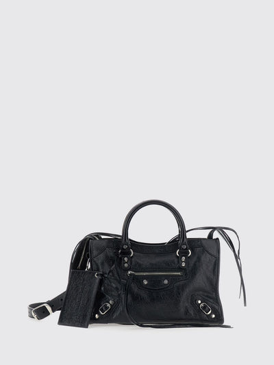 le city studded arena lambskin handbag with shoulder strap