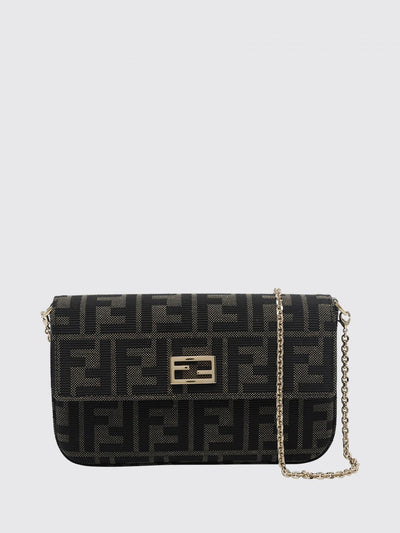 tube mini bag in ff zucca monogram technical fabric