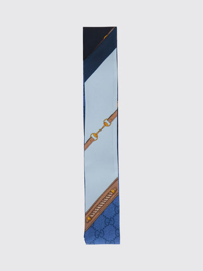 gg monogram print silk bandeau