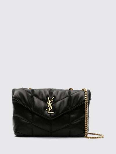 puffer matelassé lambskin mini bag with ysl monogram
