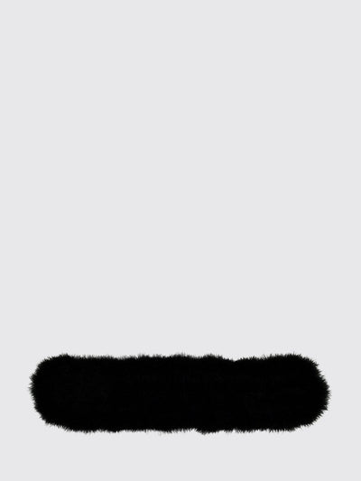 contemporary design headband crafted in soft shearling