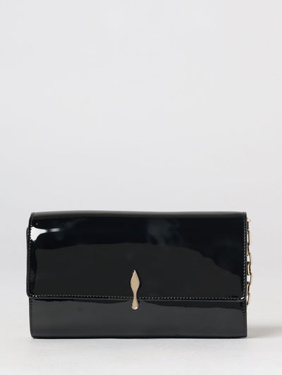 bettina patent leather wallet on chain mini bag