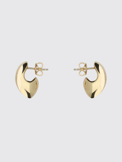 yellow gold-plated silver drop earrings