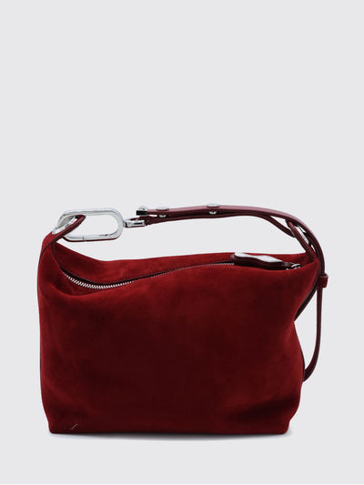 suede mini handbag with zip