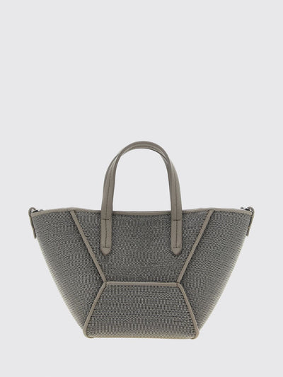 bc duo suede calfskin mini handbag with monili