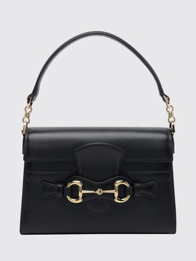 horsebit duomo smooth calf leather mini handbag with logo detail