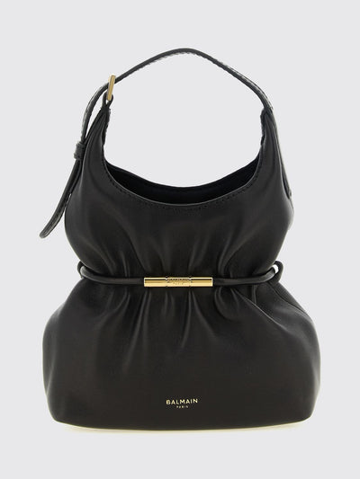 sphynx ruched lambskin mini bag with adjustable handle