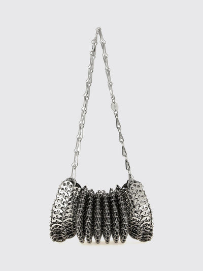 iconic chain 1969 bag in steel metal mesh with magnetic closure