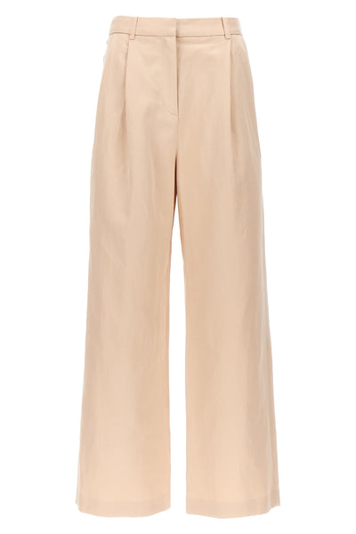 idai cotton and linen blend pants