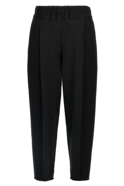 champagne stretch cotton blend pants