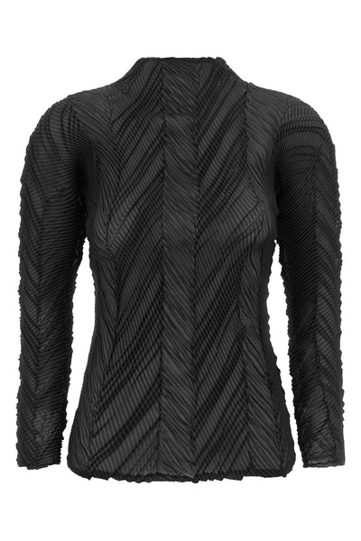 the issey miyake zigzag pleats knit redefines knitwear codes through a complex