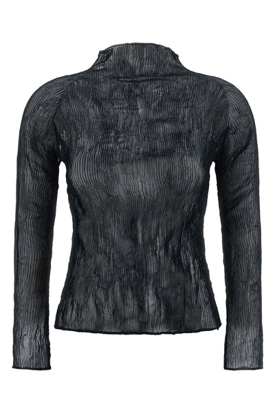 the chiffon twist 1 issey miyake turtleneck sweater sets a new standard of sar