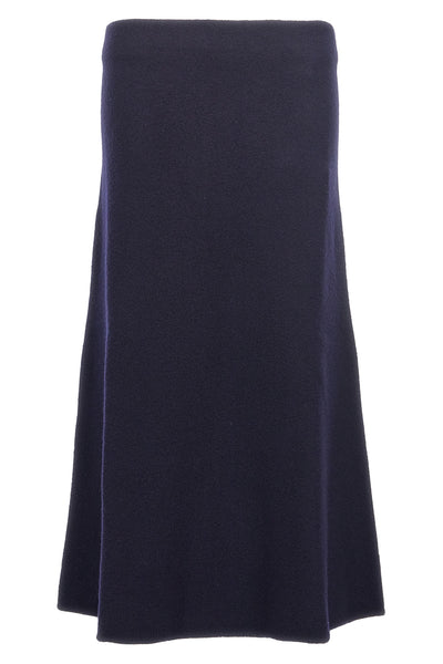 long wool skirt