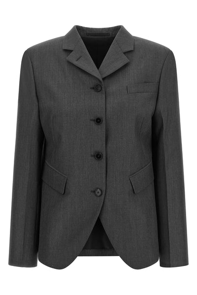 the jil sander single-breasted blazer redefines the codes of contemporary tailor