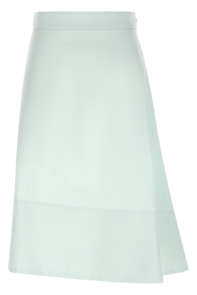 double cotton midi skirt