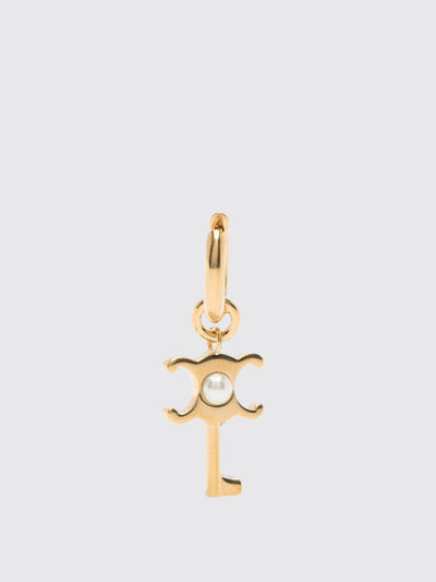 triomphe gold-tone necklace with synthetic pearls