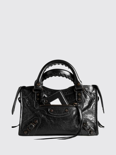 le city small arena lambskin handbag with studs