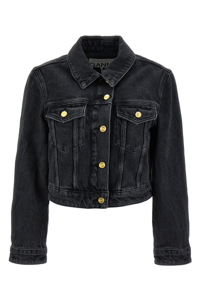 black washed denim jacket