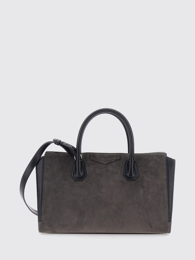small antigona suede calfskin tote bag with shoulder strap