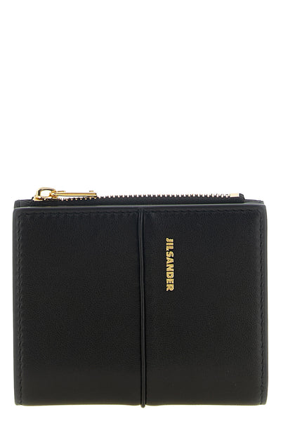 the jil sander linea mini wallet in pure sheepskin embodies the essence of str