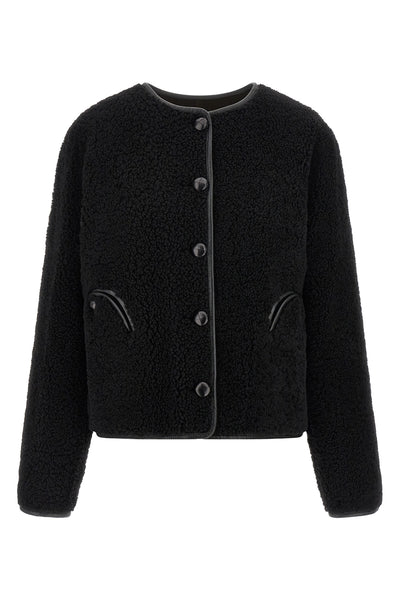 tatoosh gliss reversible suede and shearling jacket
