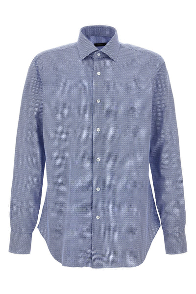 culto patterned cotton shirt