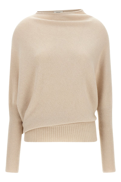 the agnona jersey redefines the codes of luxury knitwear through a fluid and dec