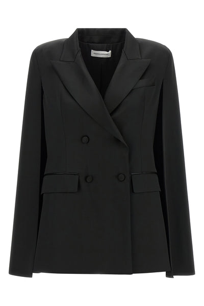 the federica bonifaci blazer stands out for its rigorous sartorial construction