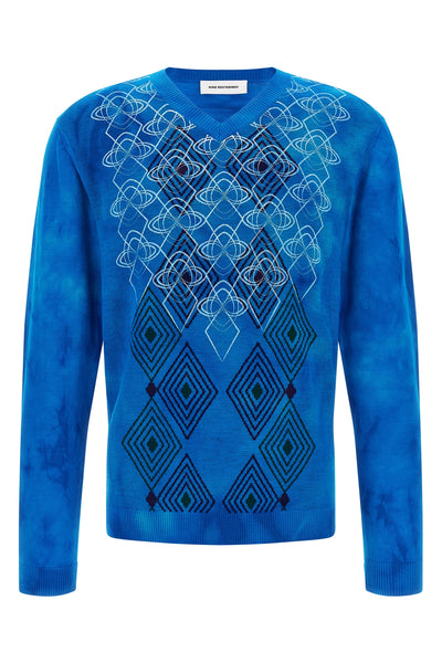 hatha jacquard knit sweater