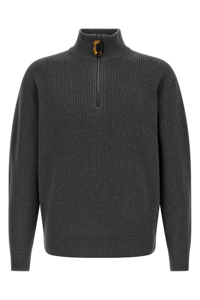 wool and cotton knit medium weight yarn sweater