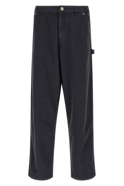 cargo pants in cotton blend gabardine