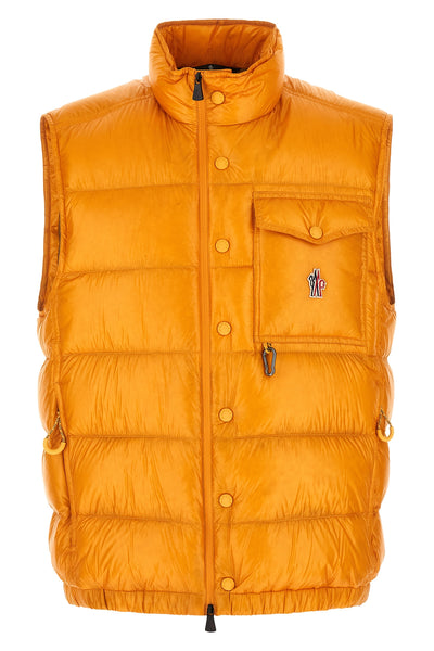 uychi quilted water-repellent micro ripstop vest