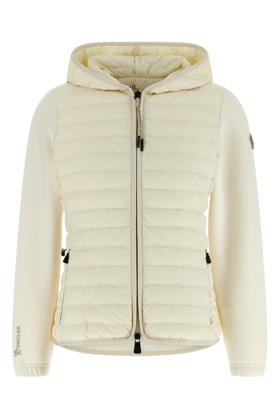 hoodie in polyester and viscose blend doubled fabric
