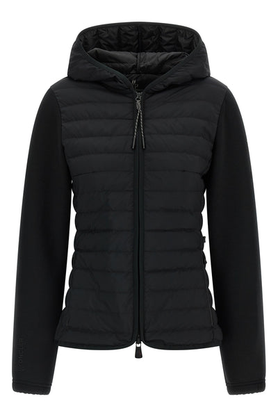 hoodie in polyester and viscose blend doubled fabric