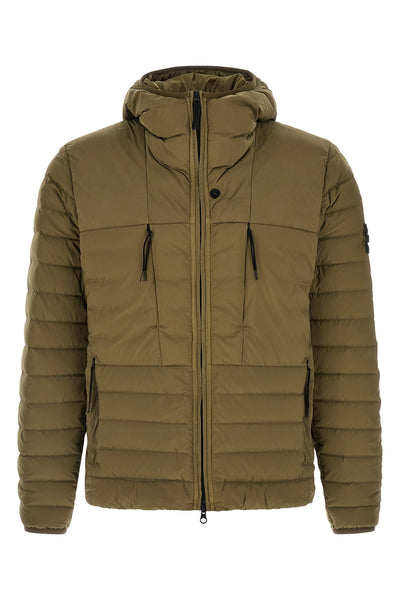 4100106 down jacket in lightweight one-layer stretch fabric garment-dyed